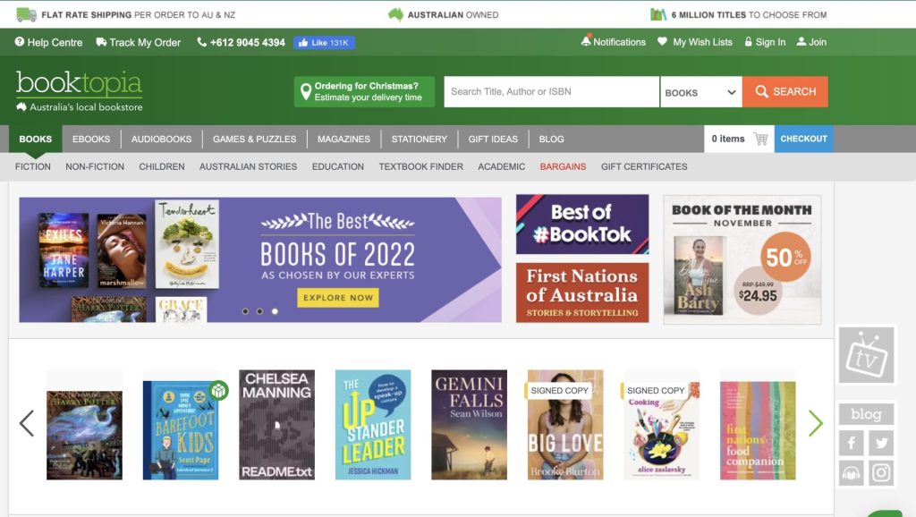 Booktopia – buy online books, DVDs and Magazine Subscriptions from Newzeland leading online bookstore