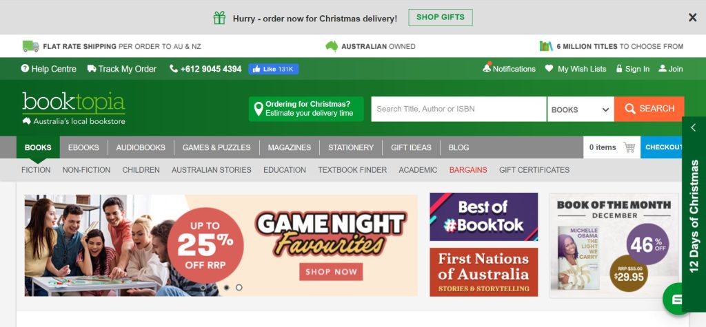 Booktopia – buy online books, DVDs and Magazine Subscriptions from Newzeland leading online bookstore