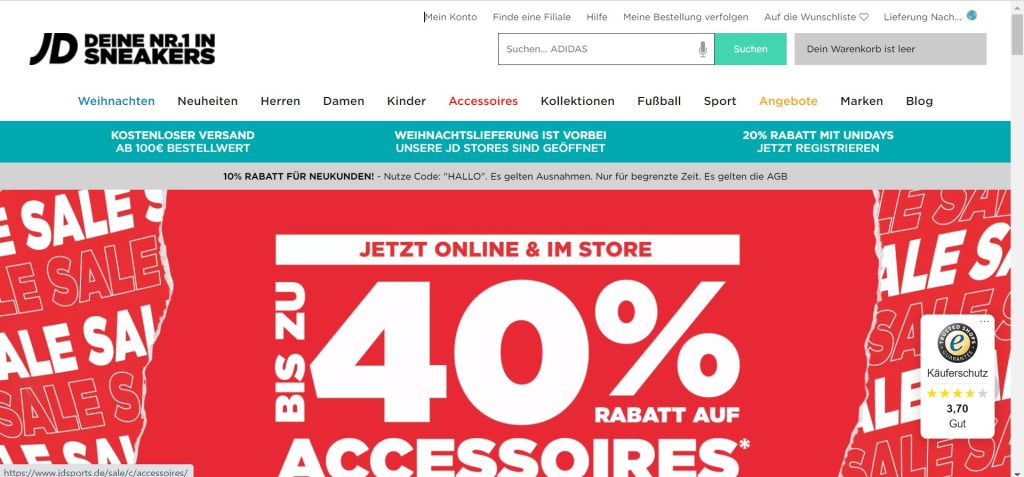 JD Sports : Shoes, Clothing & Accessories