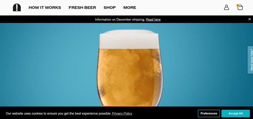 Pinter : The Home of Fresh Beer & Fresh Brewing