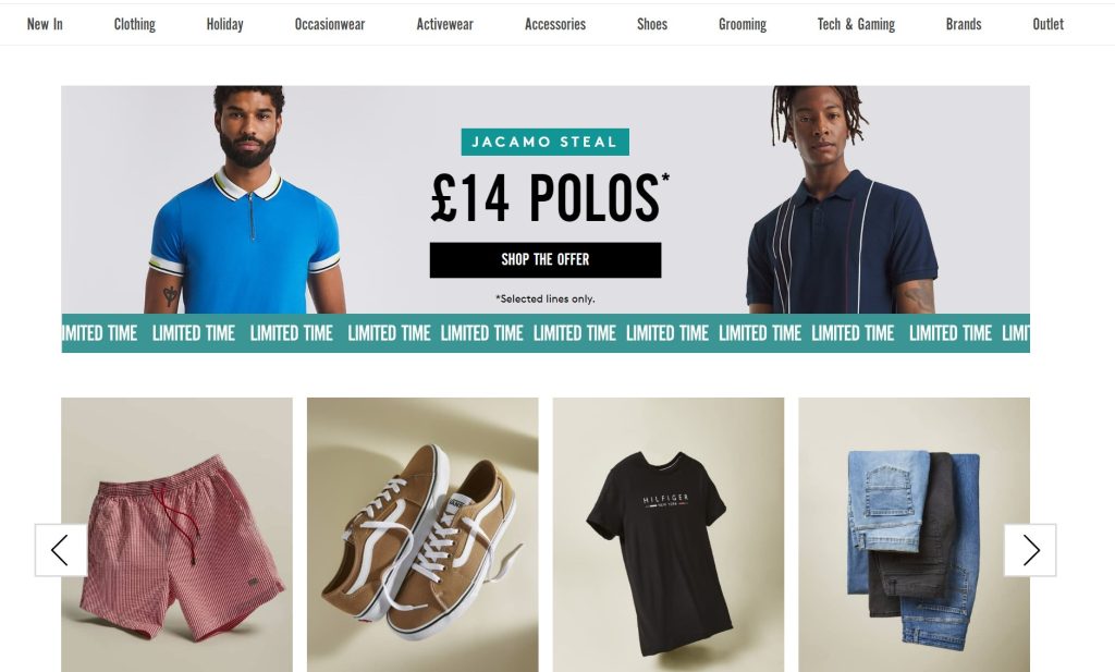 Jacamo Official Site: Discover the Best Men’s Clothing and Shoes Online.