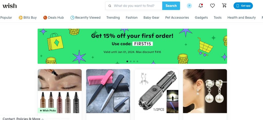 Wish: Discover affordable items for your home and life needs