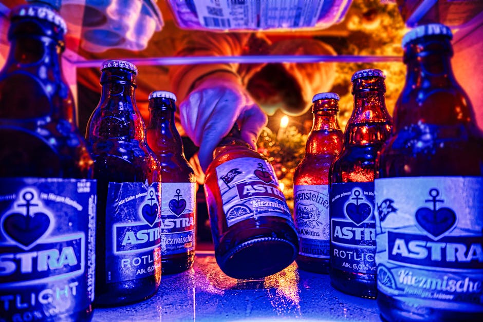 array of german craft beer bottles and styles