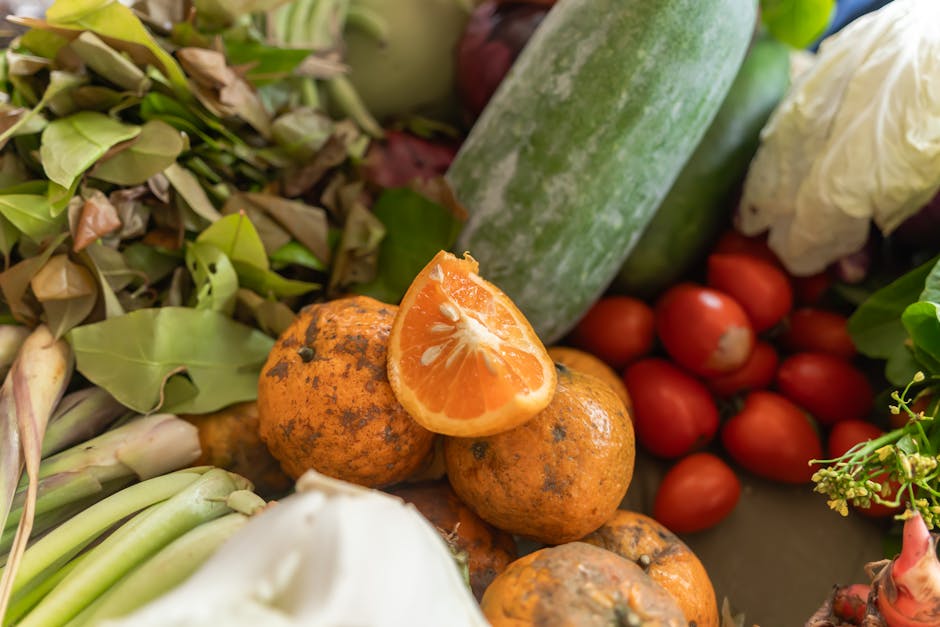 assorted fresh fruits and vegetables