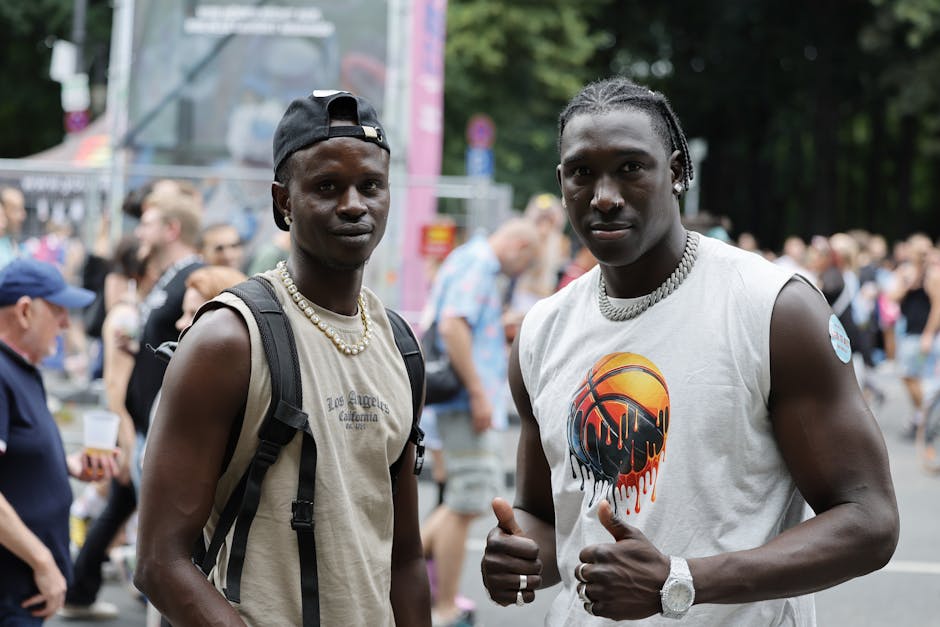berlin urban street fashion crowd