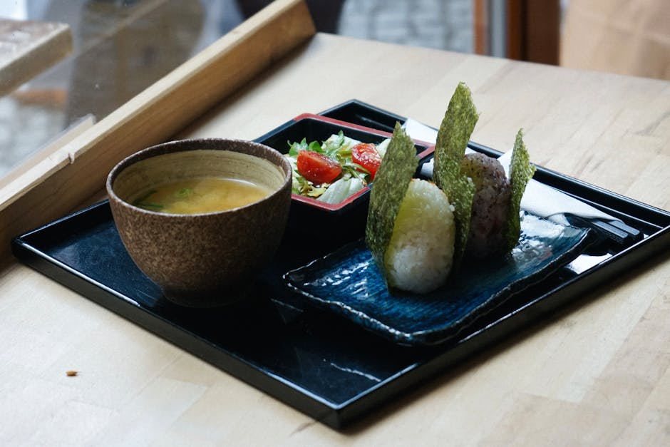 Berlin vegan restaurant interior with food