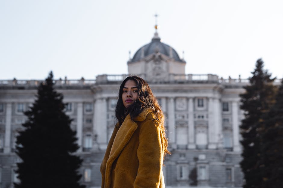 casual oversized fashion in Madrid