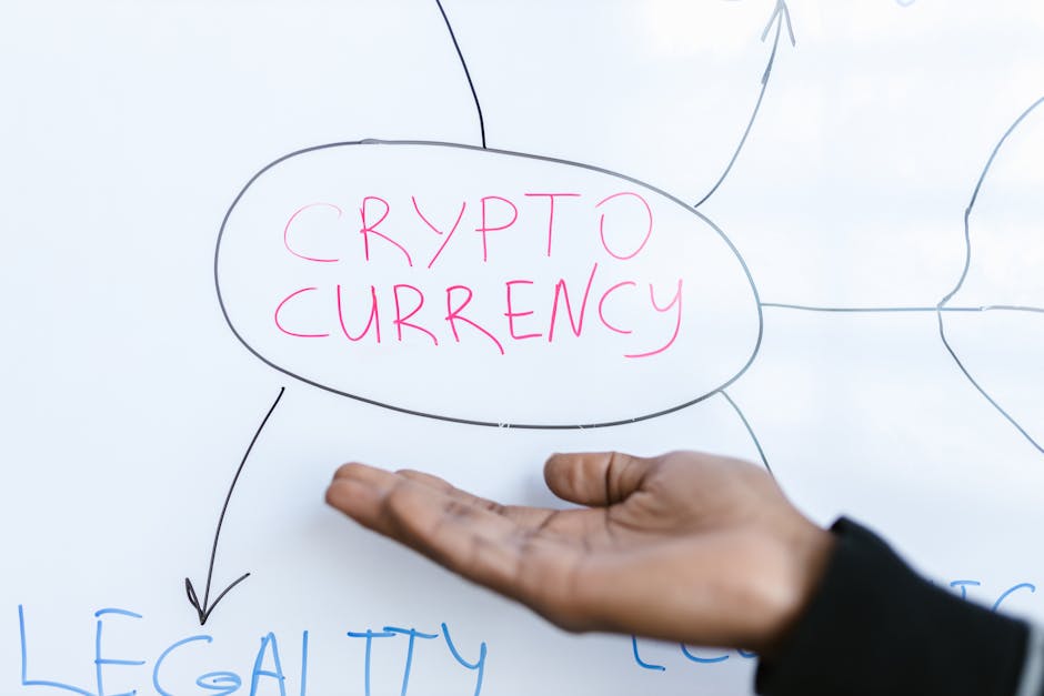 cryptocurrency trading concept visual
