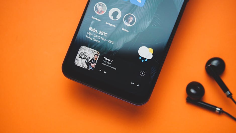 earbuds with smartphone music app
