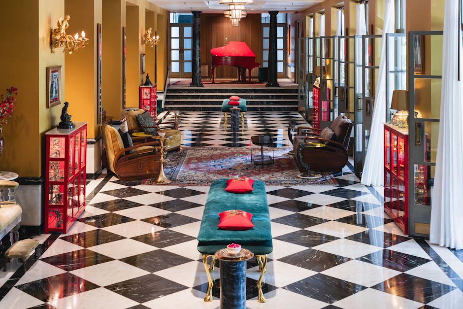 elegant boutique hotel interior design Spain