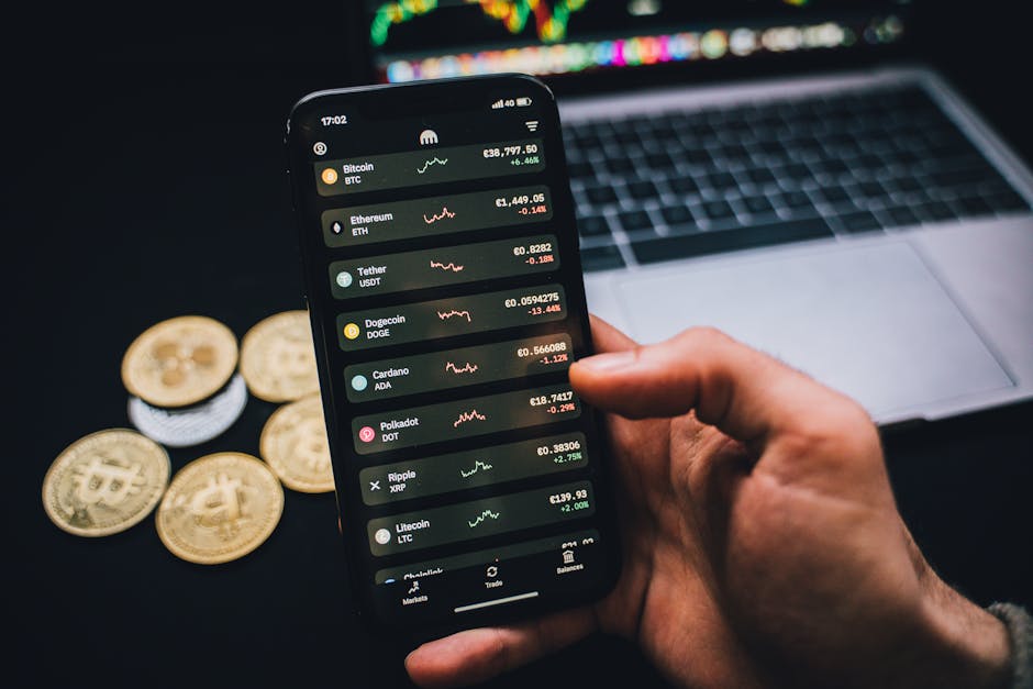 French investor looking at crypto phone