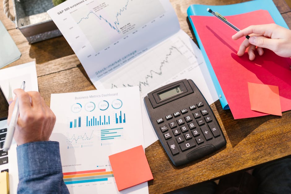 investors reviewing startup financial data