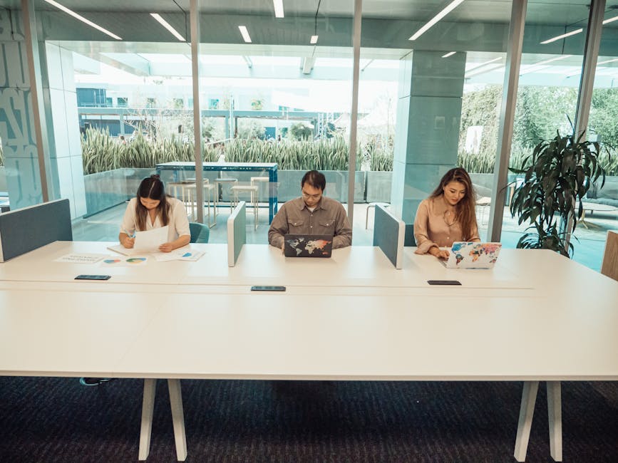 modern coworking space brazil city open plan
