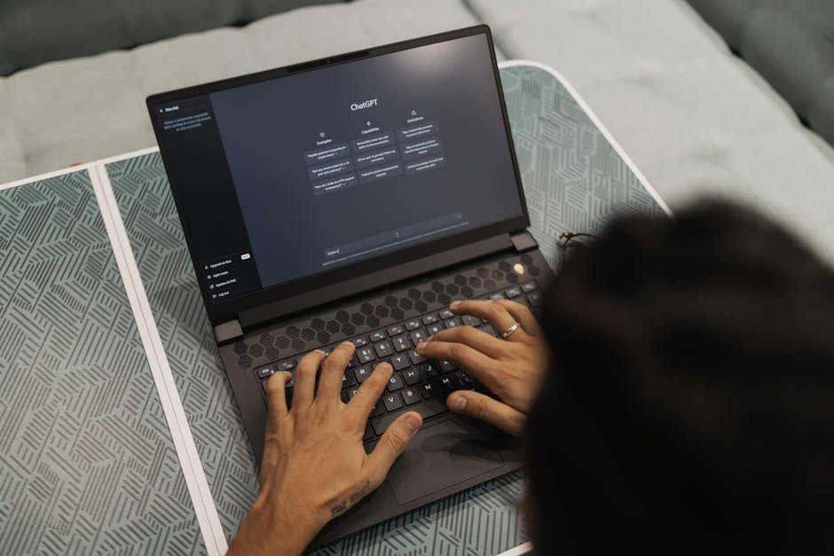 paris tech office with ai tools on screen