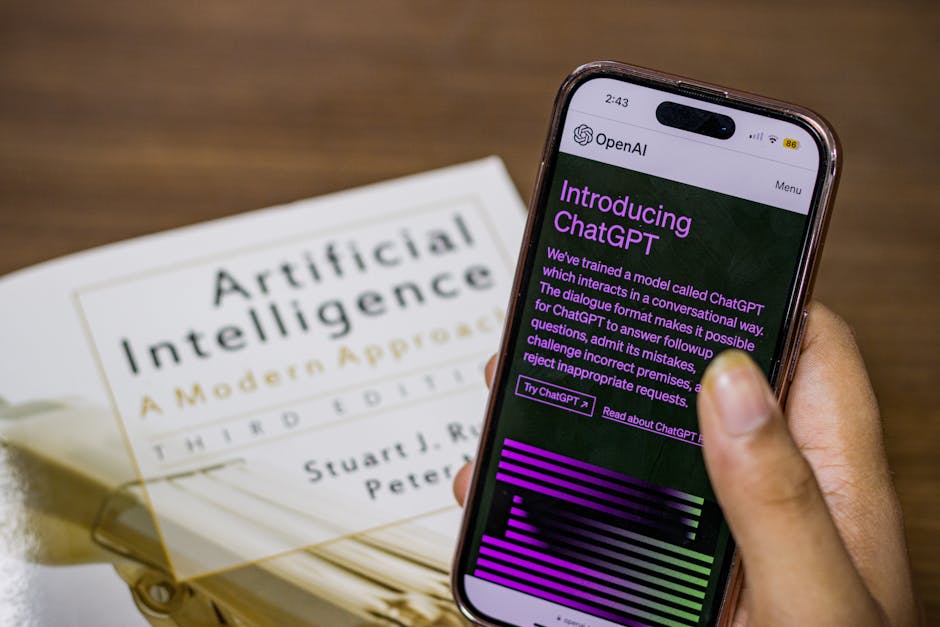 person interacting with AI chatbot on smartphone in Brazil