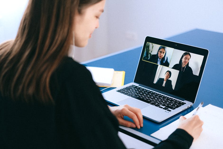 video conference call Spanish team meeting